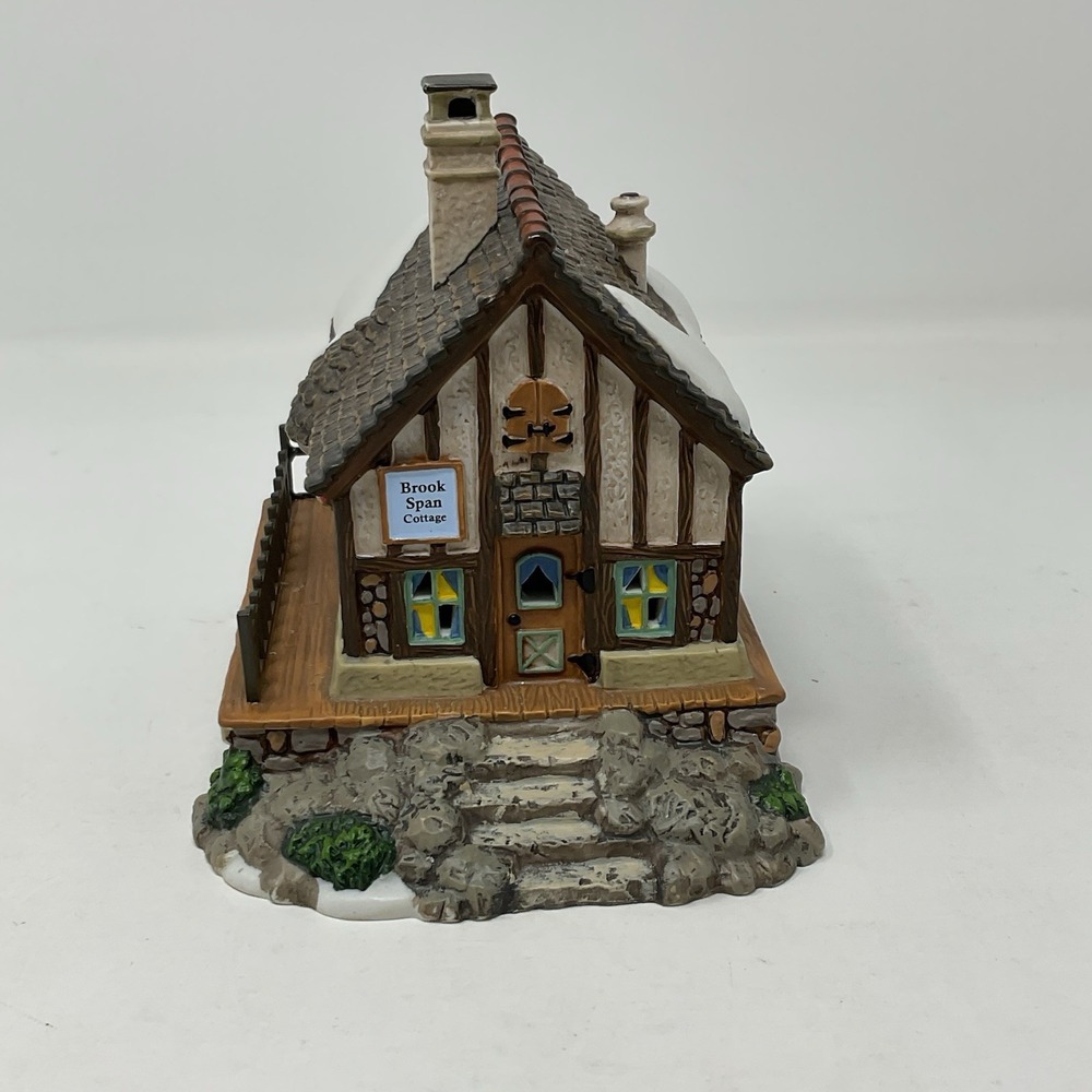 Dept 56 Dickens Village Country Devon Brook Span Cottage Christmas 4025257